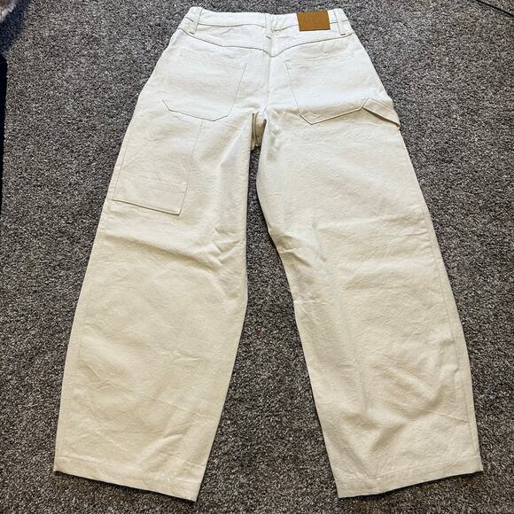 ALIYA WANEK Women's Abeo Pants Size S In Natural - Picture 4 of 12